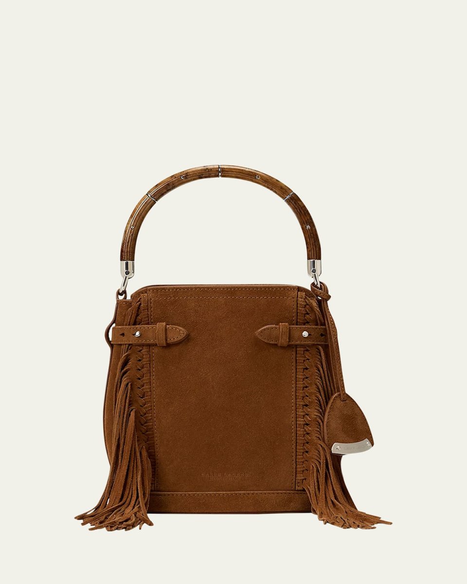 The Ralph Calf-Suede Small Bucket Bag